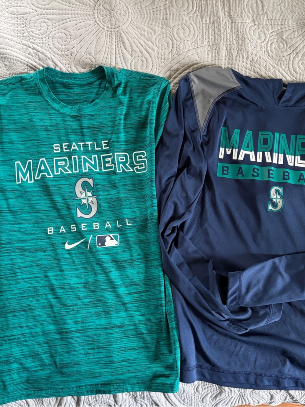 Nike Seattle Mariners Short Sleeve Tees - Teal & Navy